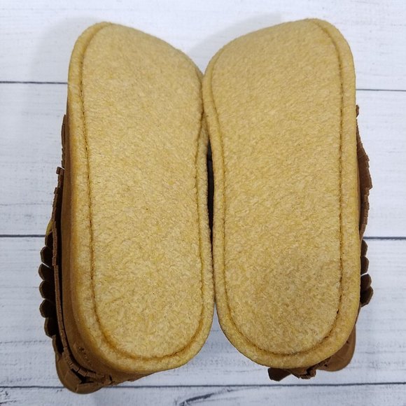 Eastland Aztec 1955 Fringe Moccasin Ankle Bootie Womens Size 7 - Acorn - Picture 6 of 7